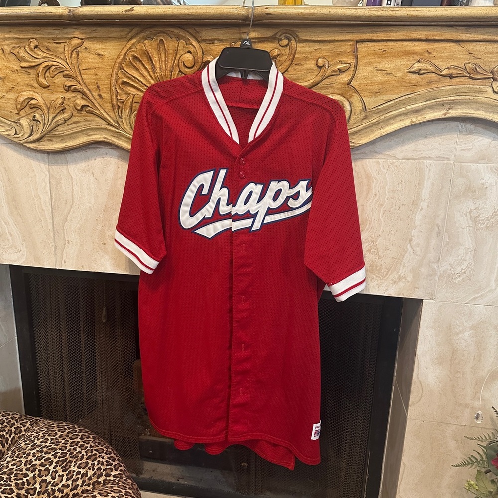 XL Chaps Baseball Jersey Embroidered